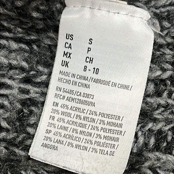 American Eagle Outfitters colorful wool mohair blend jegging sweater - Picture 4 of 11